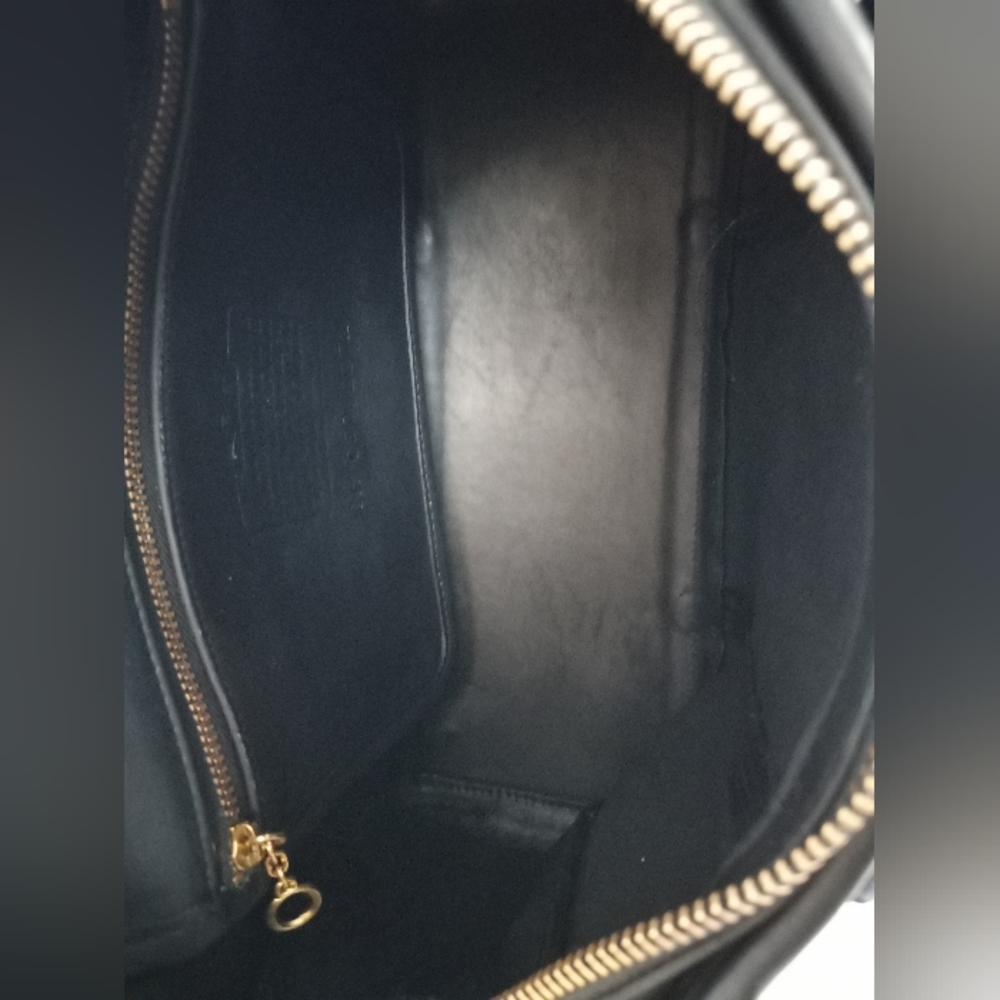 Coach Vintage Beaumont Satchel/Crossbody #9871, Navy Blue - Picture 13 of 16